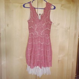 RUSTIC PINK DRESS